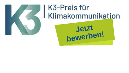 K3-Preis für Klimakommunikation – jetzt bewerben!
